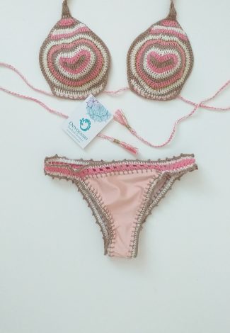 crochet bikini heart