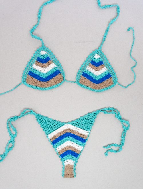 crochet bikini top